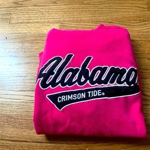 Pink Alabama hoodie, size small but oversized